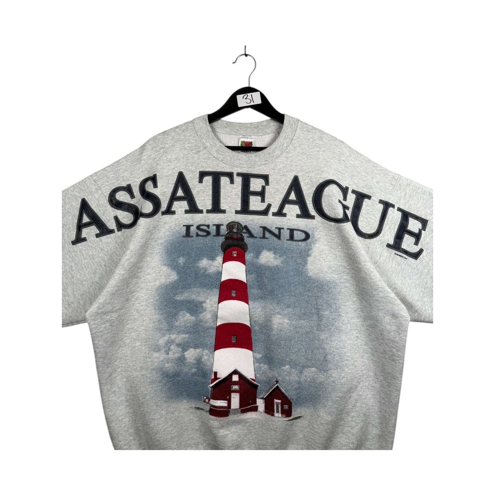 Vintage Chincoteague Island Lighthouse Crewneck