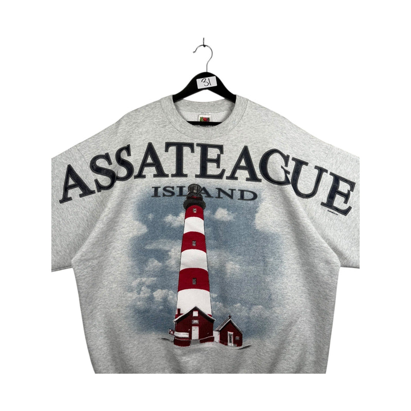Vintage Chincoteague Island Lighthouse Crewneck