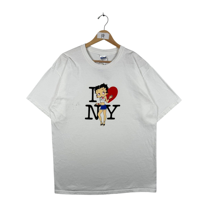 Vintage Betty Boop I Love NY Graphic T-Shirt