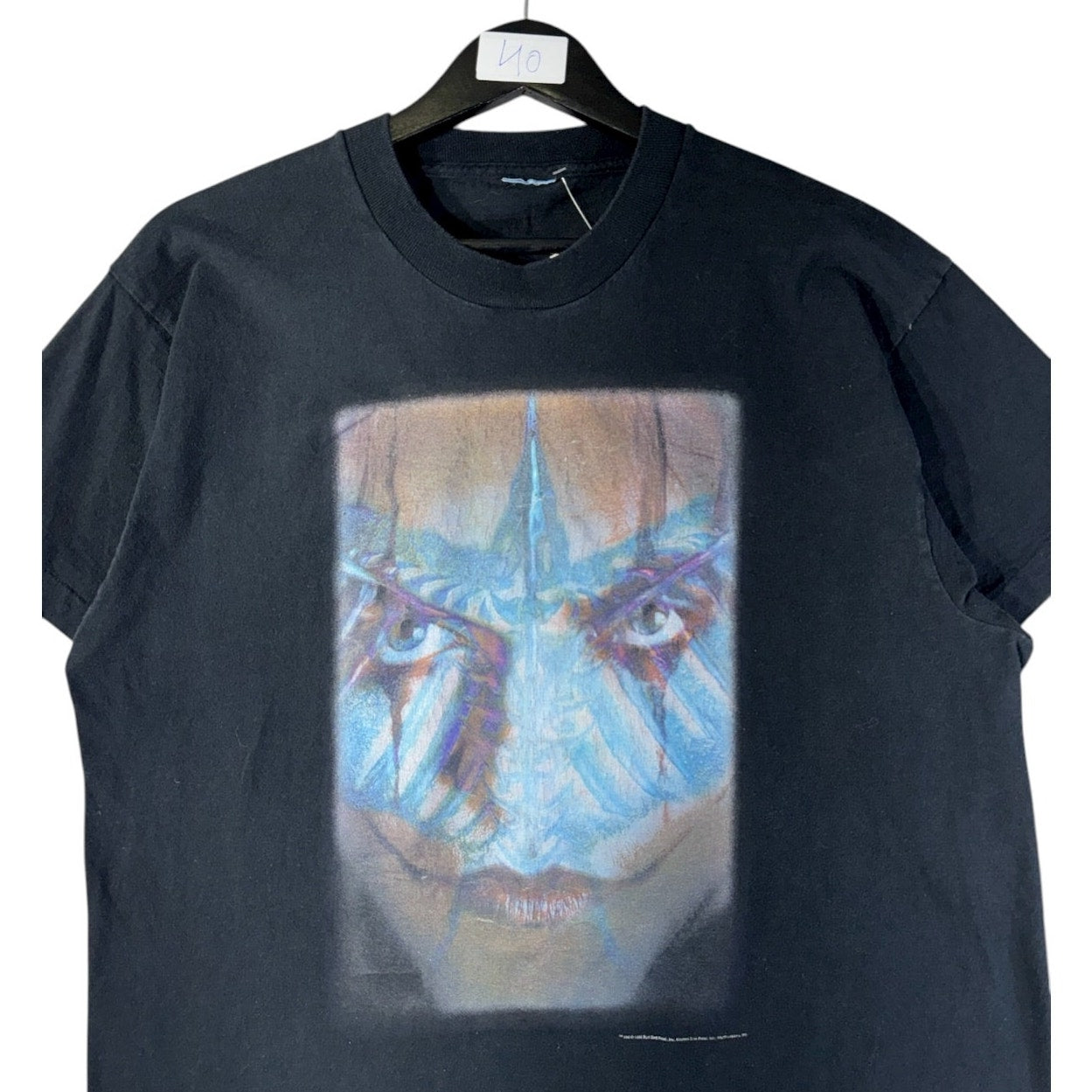Vintage Face Art Graphic T-Shirt