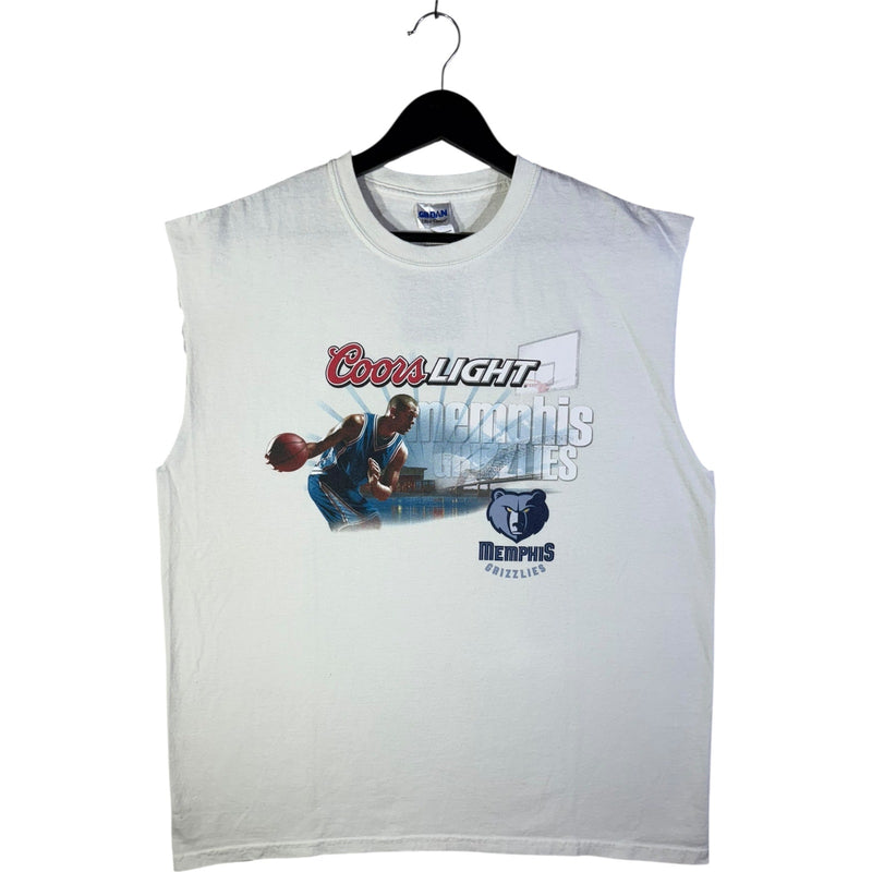 Vintage Memphis Grizzlies Coors Light Tank Top