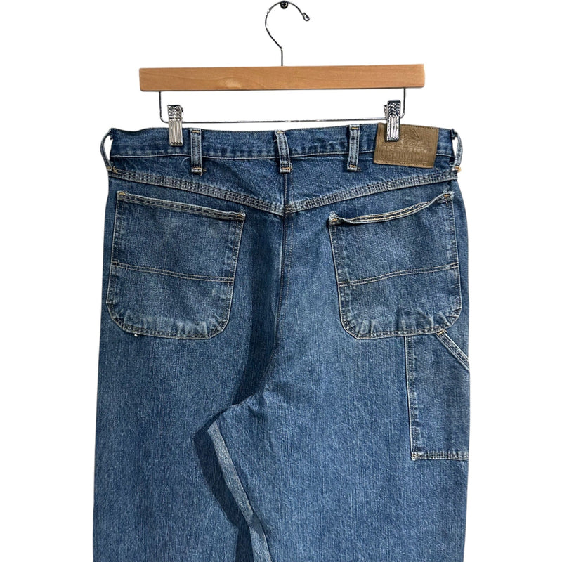 Cut & Sew Carhartt Double Knee Denim Jeans 36x34