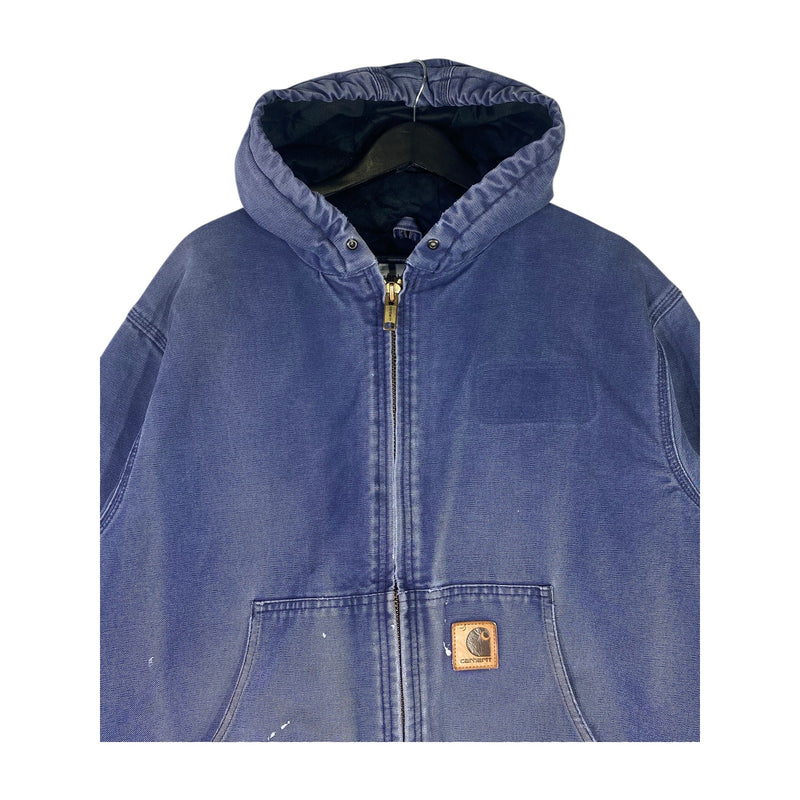 Vintage Carhartt Full Zip Workwear Hooded Jacket