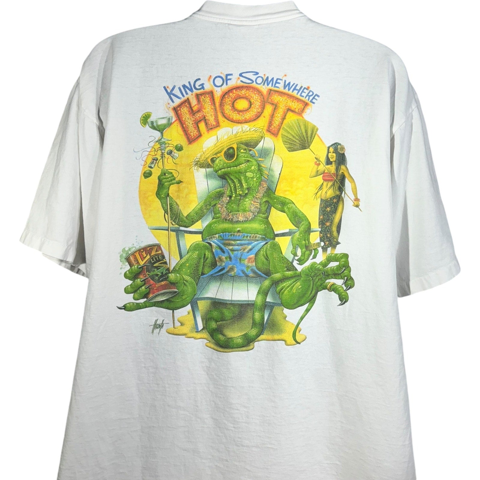 Vintage King Of Somewhere Hot Lizard Tee