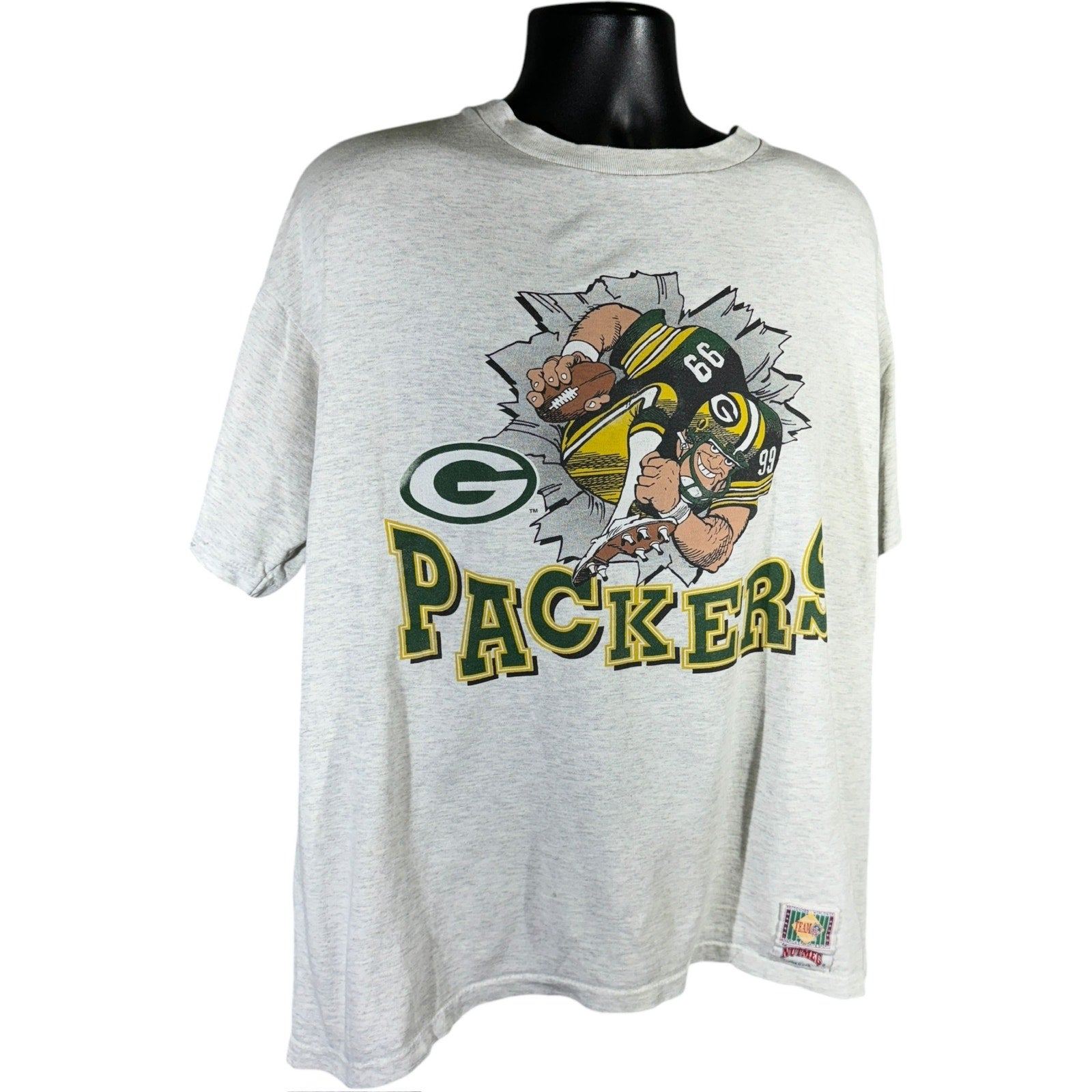 Vintage Nutmeg Green Bay Packers Player Breakthrough NFL Tee