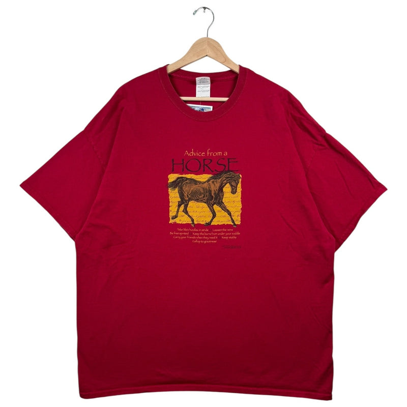 Vintage Advice From a Horse Inspirational Graphic T-Shirt