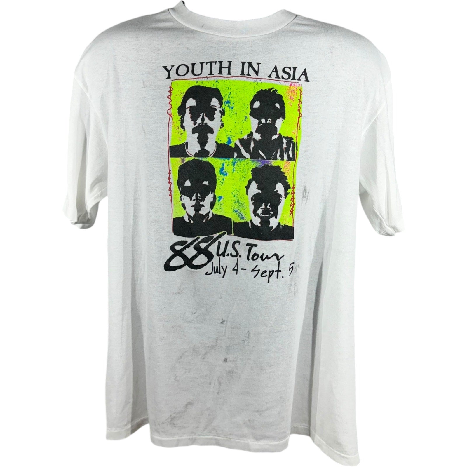 Vintage Youth In Asia U.S. Tour Tee 1988