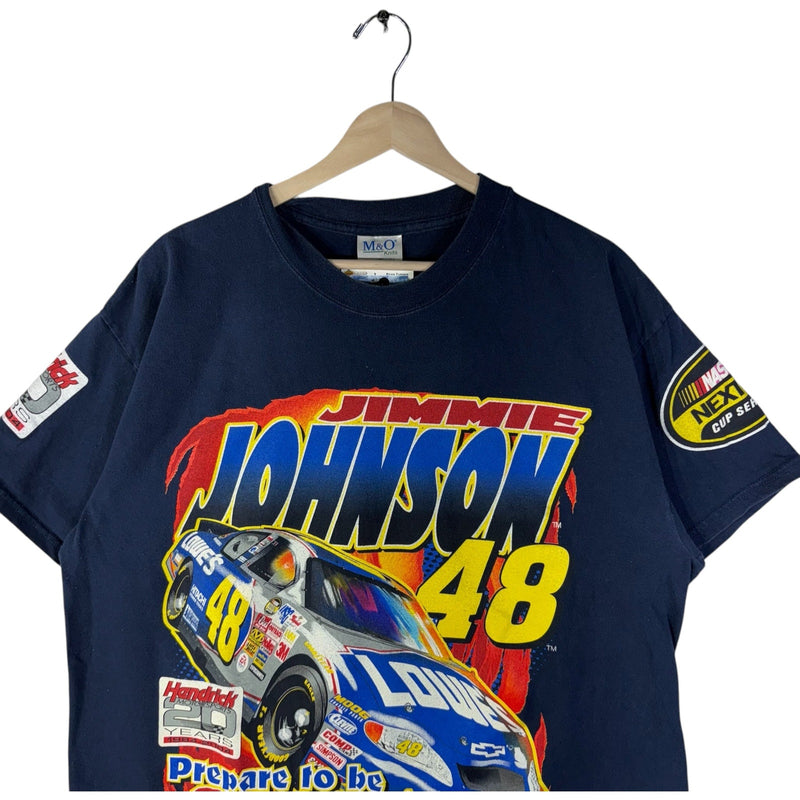 Vintage Jimmie Johnson #48 AOP Double Sided NASCAR Tee
