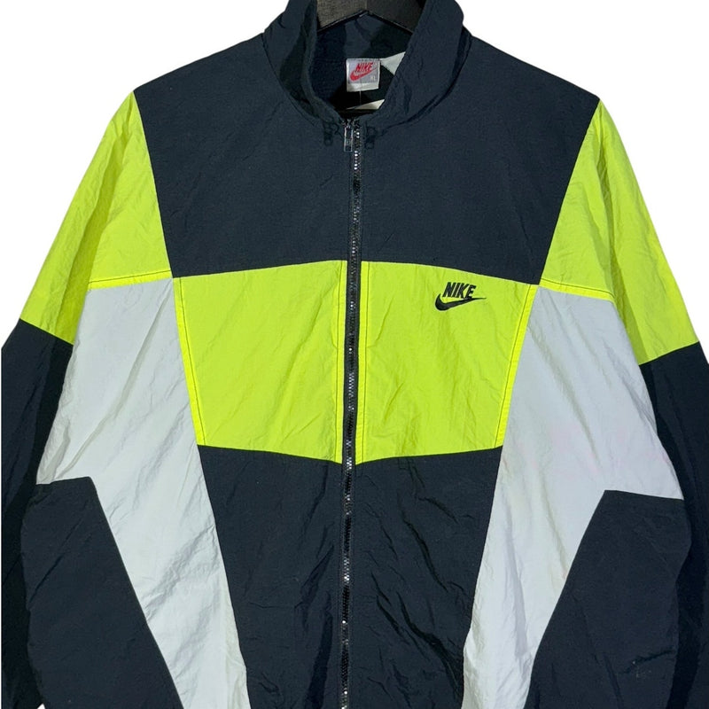 Vintage Nike Colorblock Zip-up Windbreaker