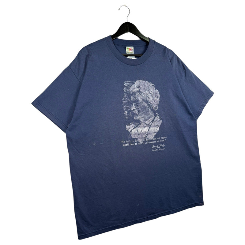Vintage Mark Twain Portrait Graphic T-Shirt