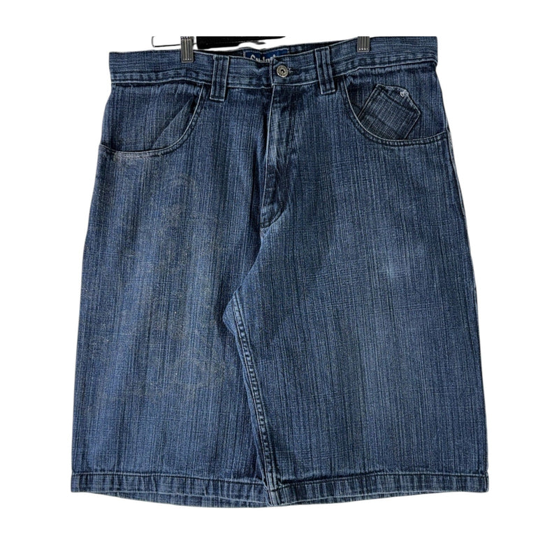 Vintage Evolution Wide Leg Denim Shorts 38