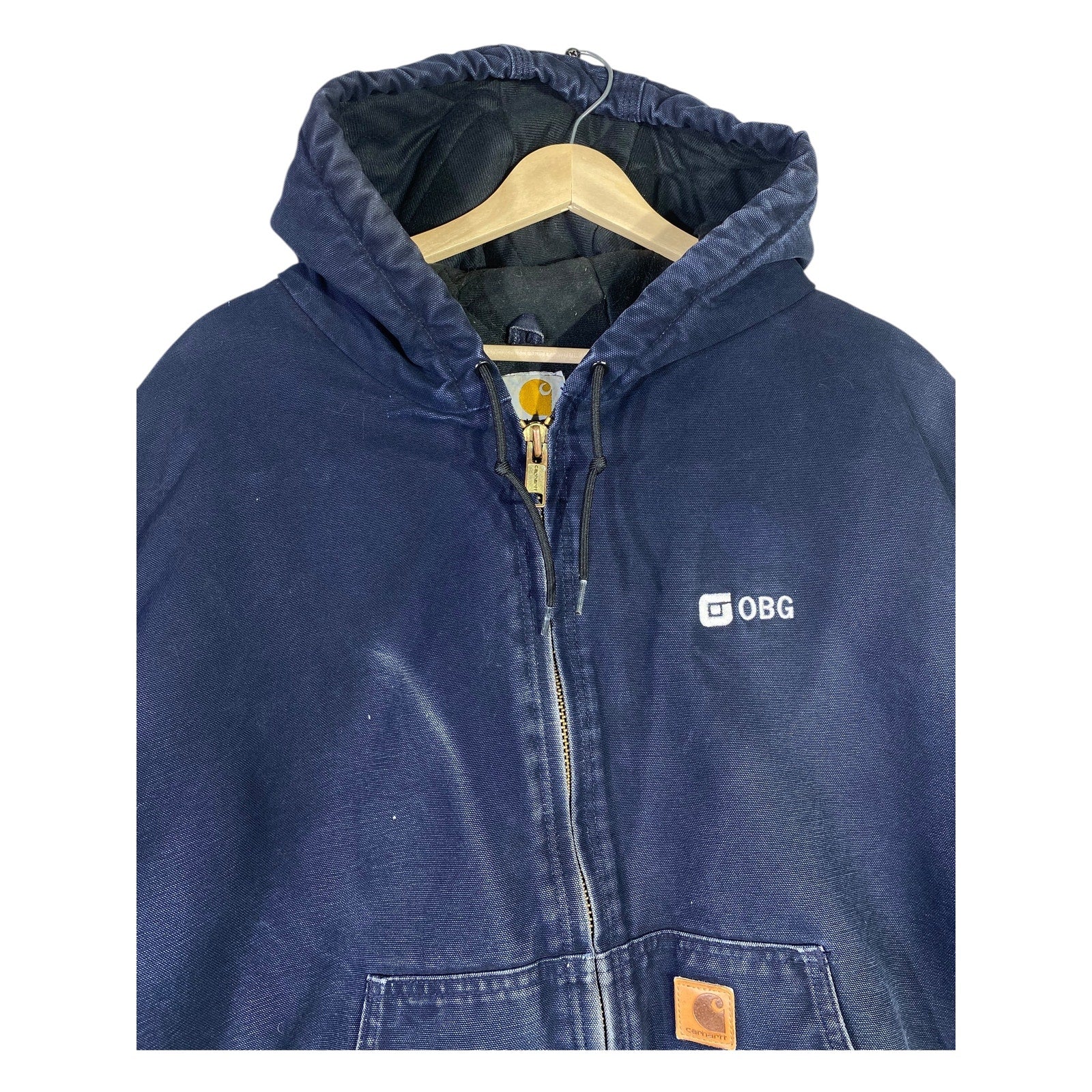 Vintage Carhartt OBG Workwear Hooded Jacket