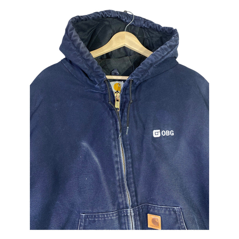 Vintage Carhartt OBG Workwear Hooded Jacket