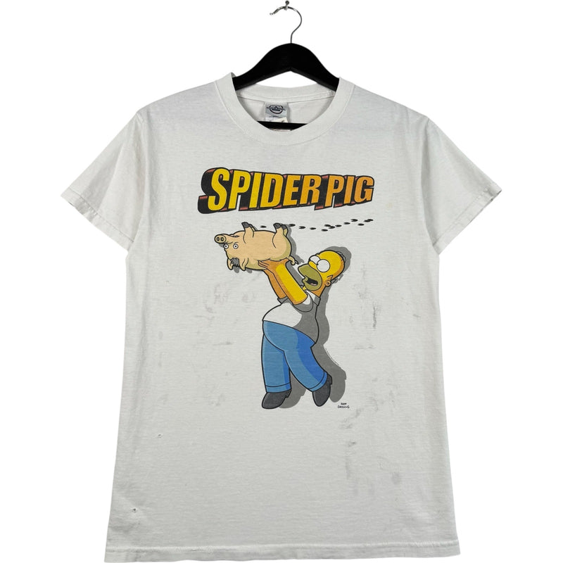 Vintage The Simpsons Spider Pig Spellout T-Shirt