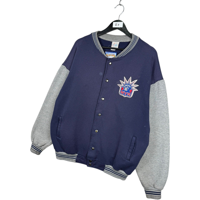 Vintage Majestic New York Rangers NHL Varsity Jacket