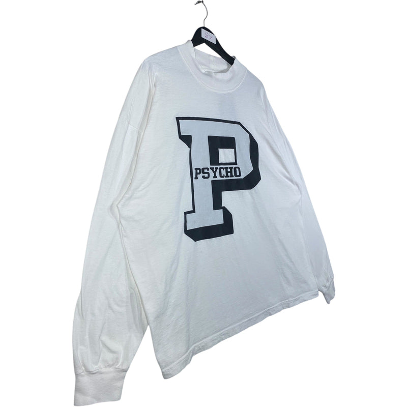 Vintage Psycho Graphic Print Long Sleeve