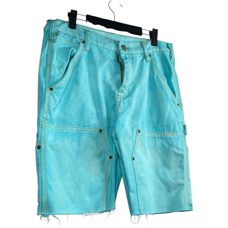 Vintage Carhartt Raw Hem Frayed Relaxed Cargo Shorts 34