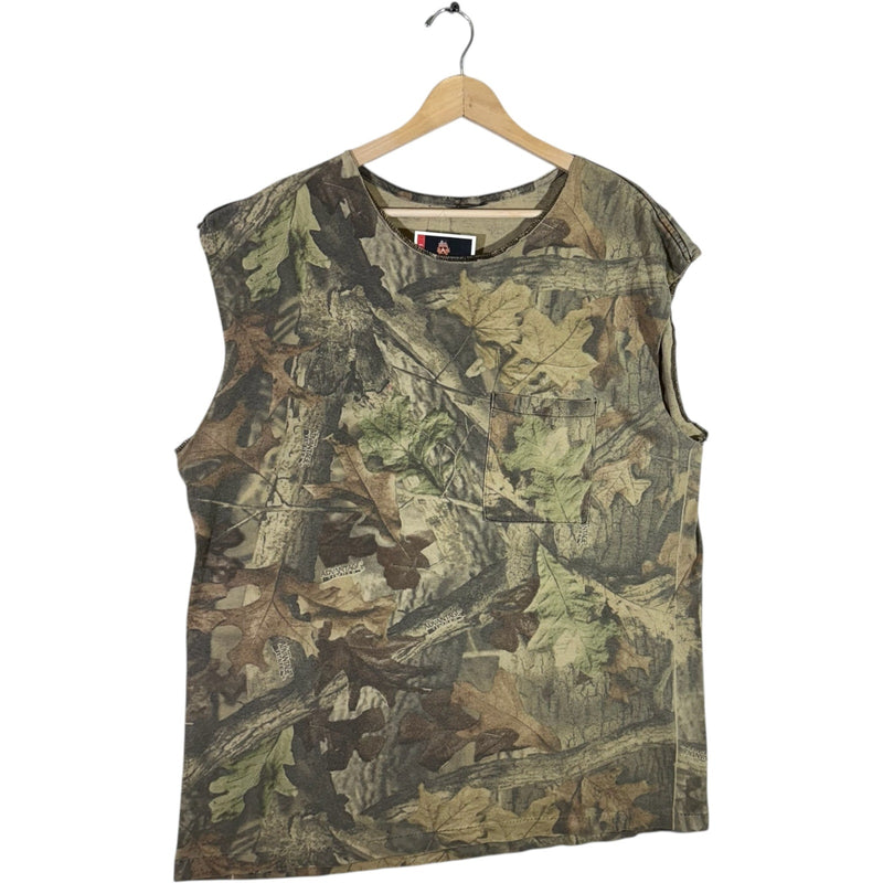 Vintage Tree Camo Pocket Tank Top