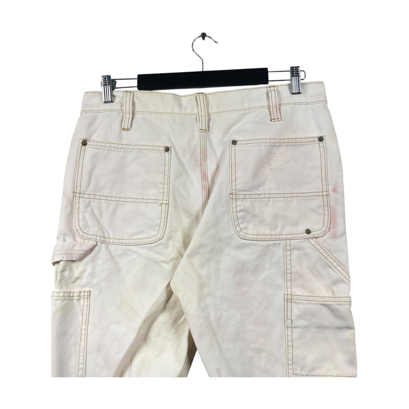 Vintage Carhartt Utility Pockets Cut-out Cargo Shorts 34