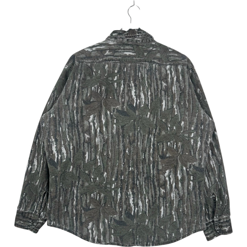Vintage Five Brother Camo Long Sleeve Button Up
