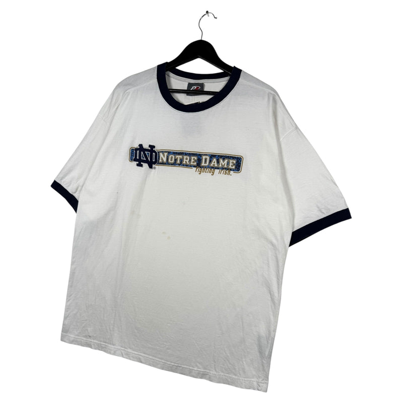 Vintage Notre Dame University Ringer T-Shirt