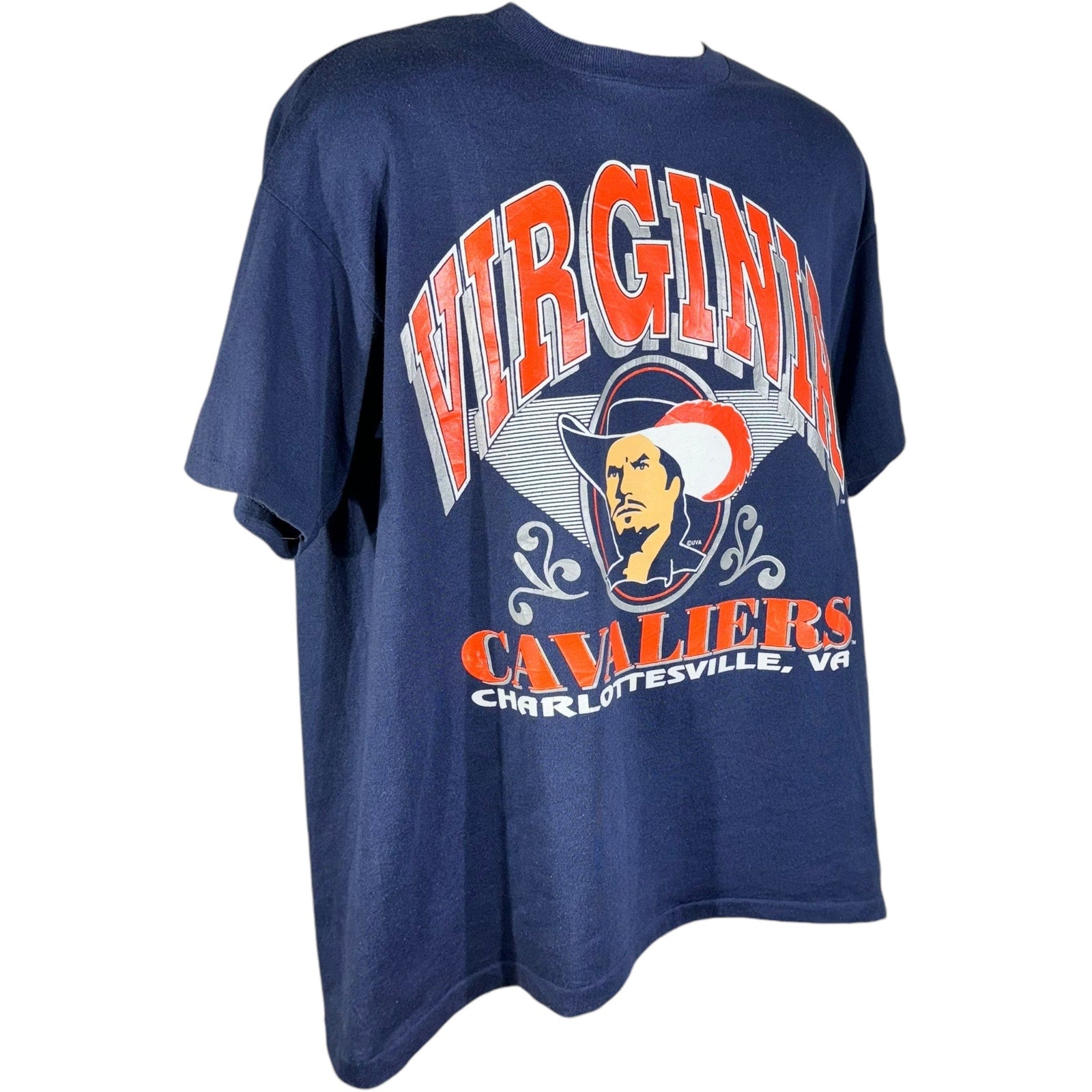 Vintage University Of Virginia Cavaliers Logo Tee