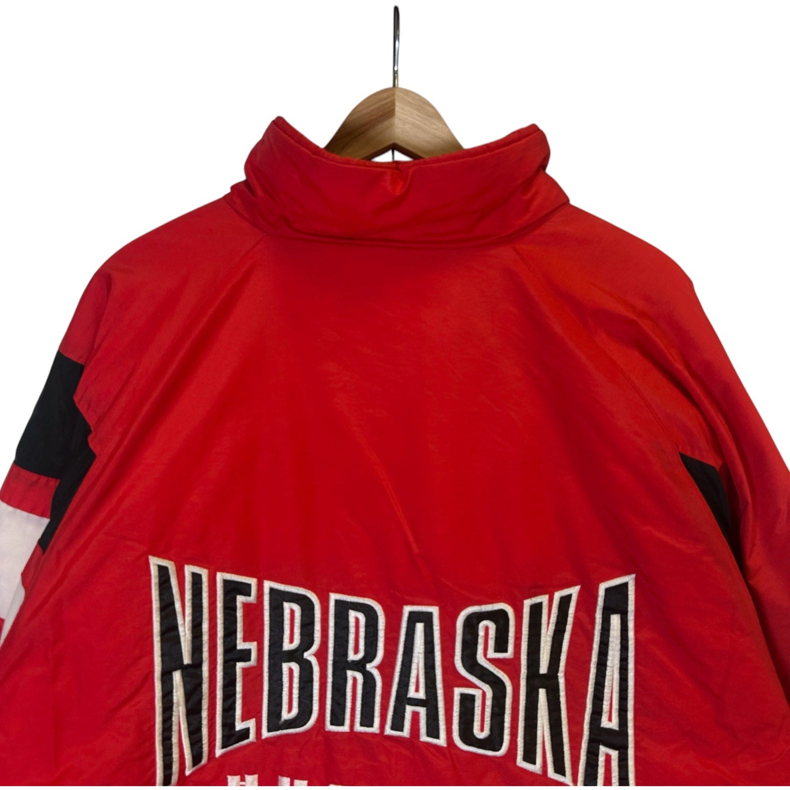 Vintage University of Nebraska Huskers Puffer Jacket