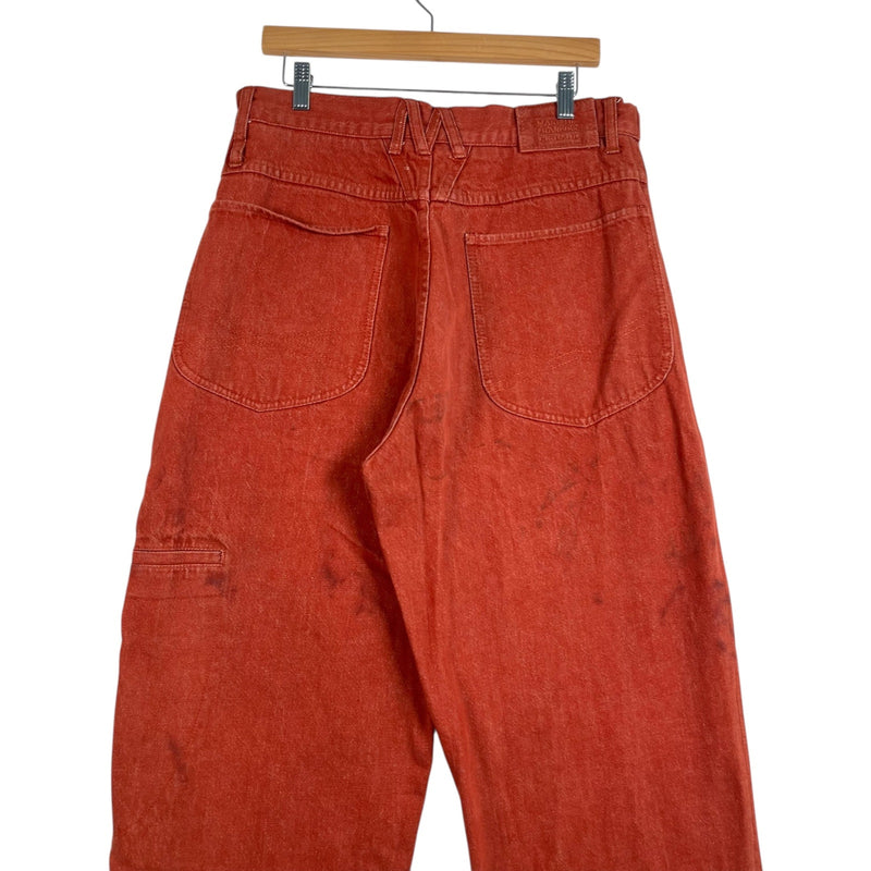 Vintage Marithe + Francois Girbaud Wide Leg Denim Jeans 34 x 28
