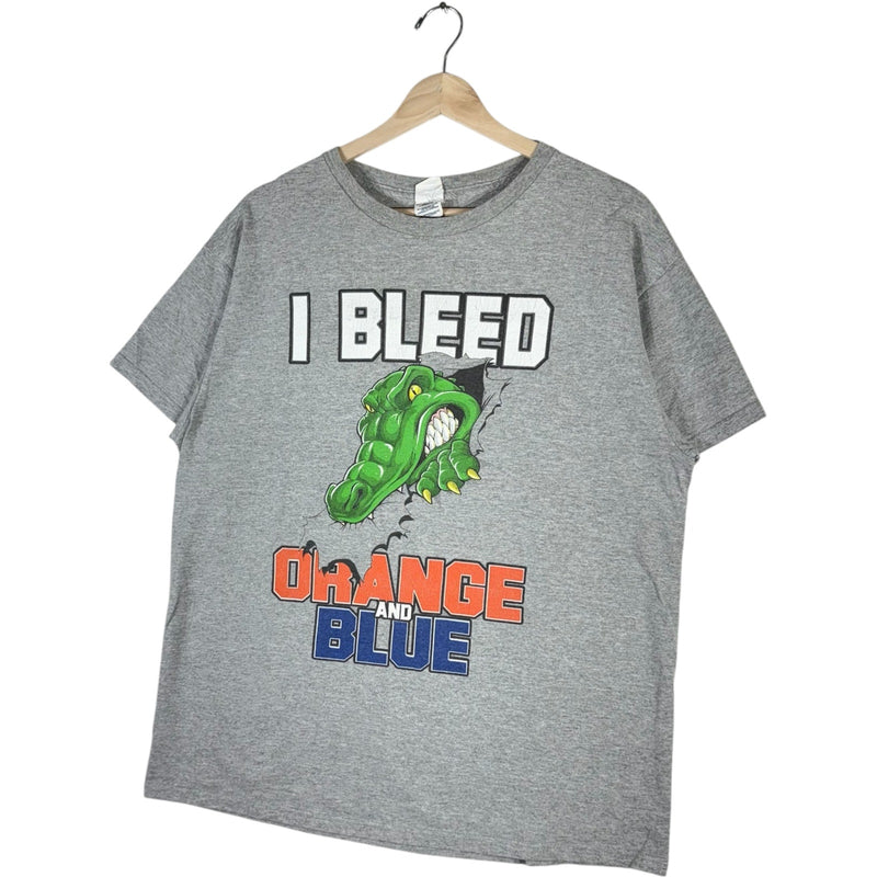 Vintage Bleed Orange & Blue I Give So Others Live Tee