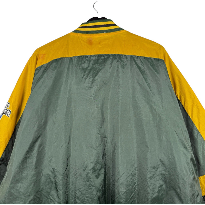 Vintage Green Bay Packers Team Logo NFL Reversible Jacket