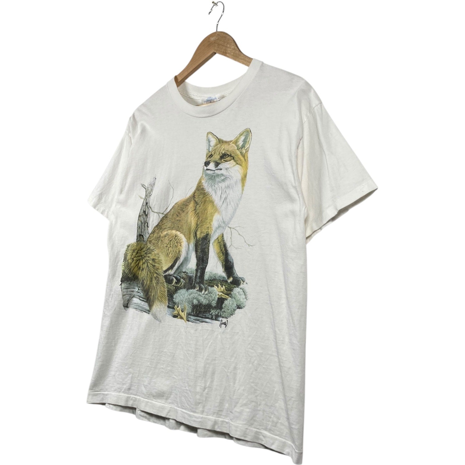 Vintage Red Fox Graphic T-Shirt