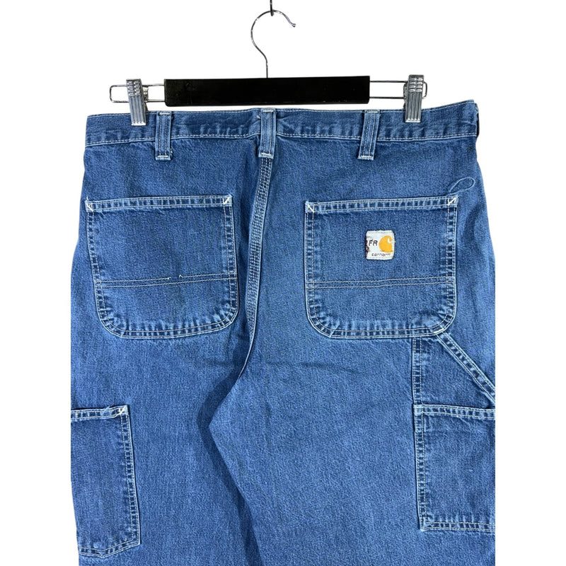 Vintage Carhhartt Denim Carpenter Shorts 34