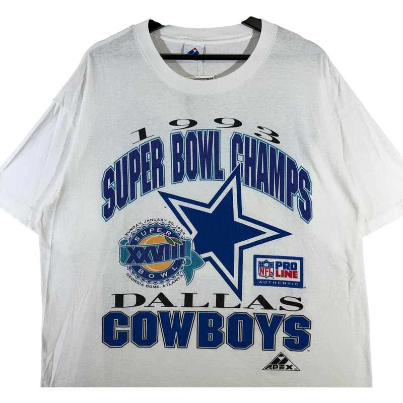 Vintage Dallas Cowboys Super Bowl Champs NFL Tee 1993