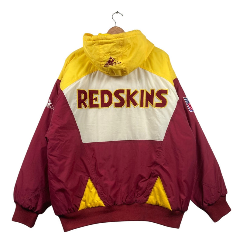 Vintage Washington Redskins Colorblock NFL Hooded Jacket
