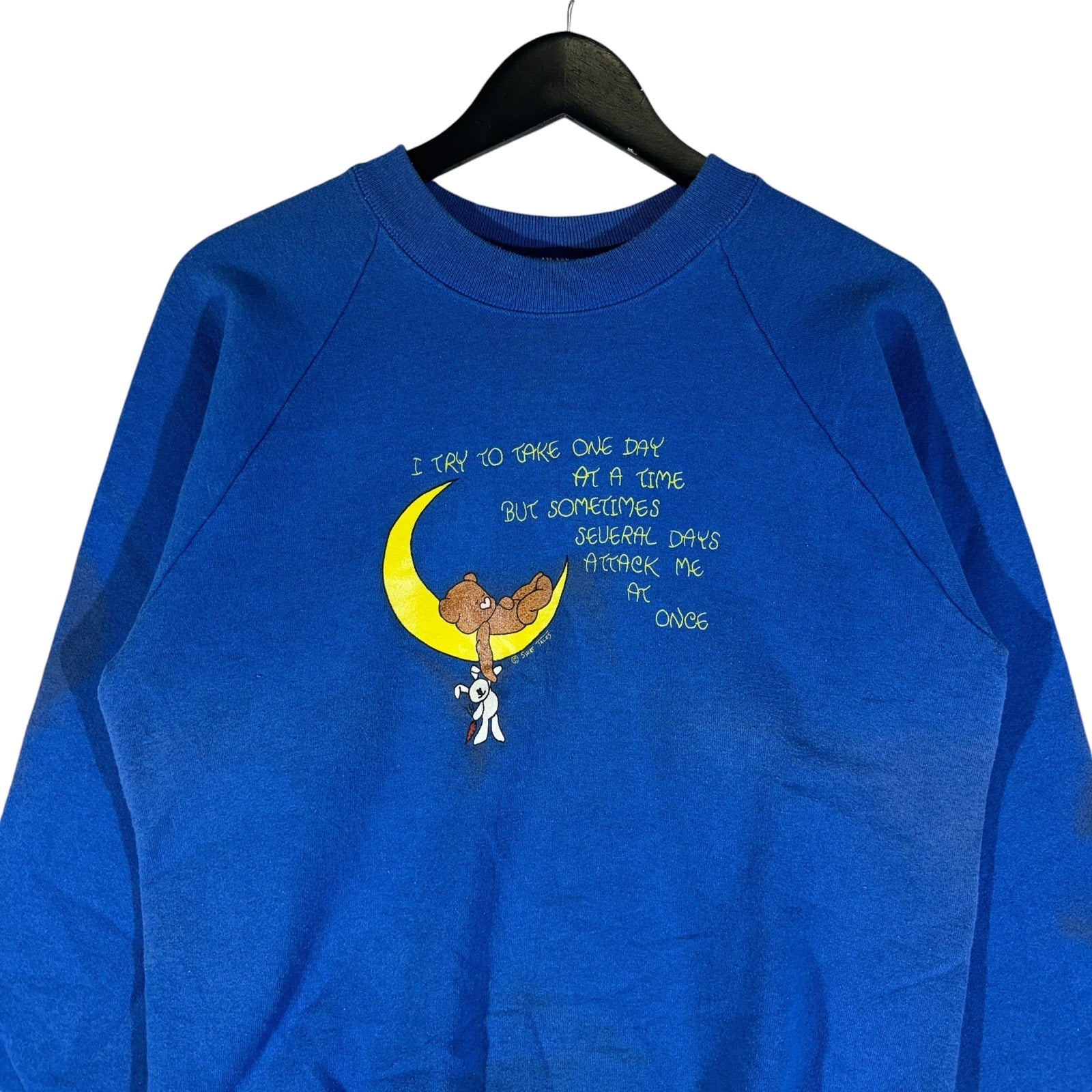 Vintage "One Day At A Time" Crewneck 90's