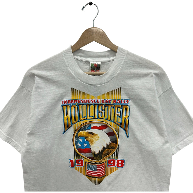 Vintage Hollister Independence Day Bike Rally Tee 1998