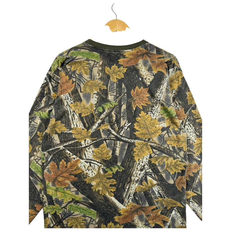 Vintage Real-Tree Camouflage Long Sleeve T-Shirt