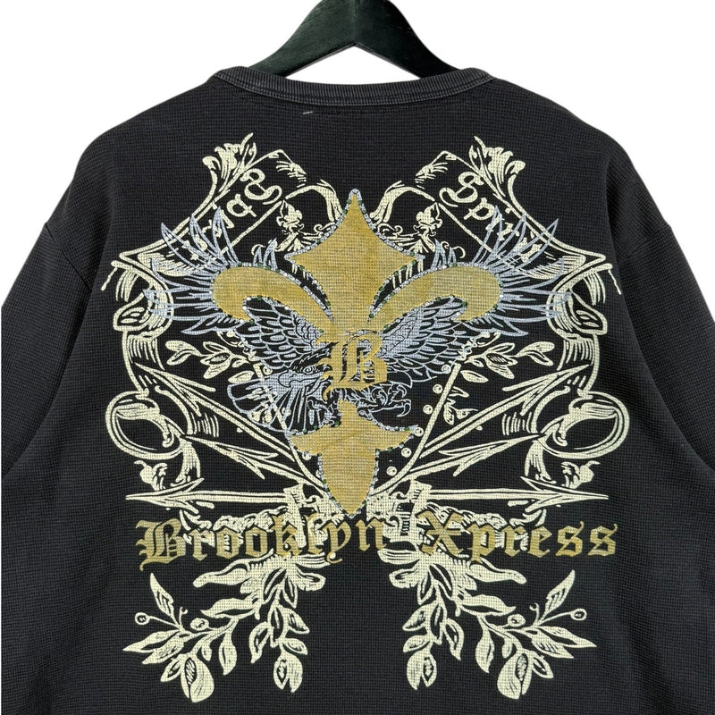 Vintage Brooklyn Express Bklyn Spirit Graphic Crewneck