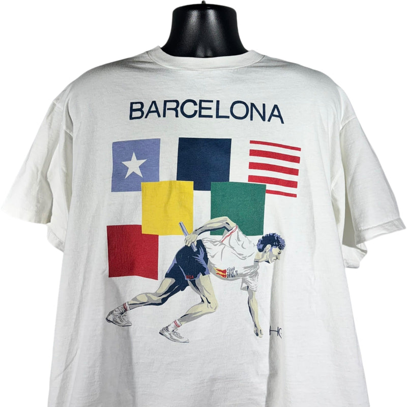 Vintage Barcelona Track Tee