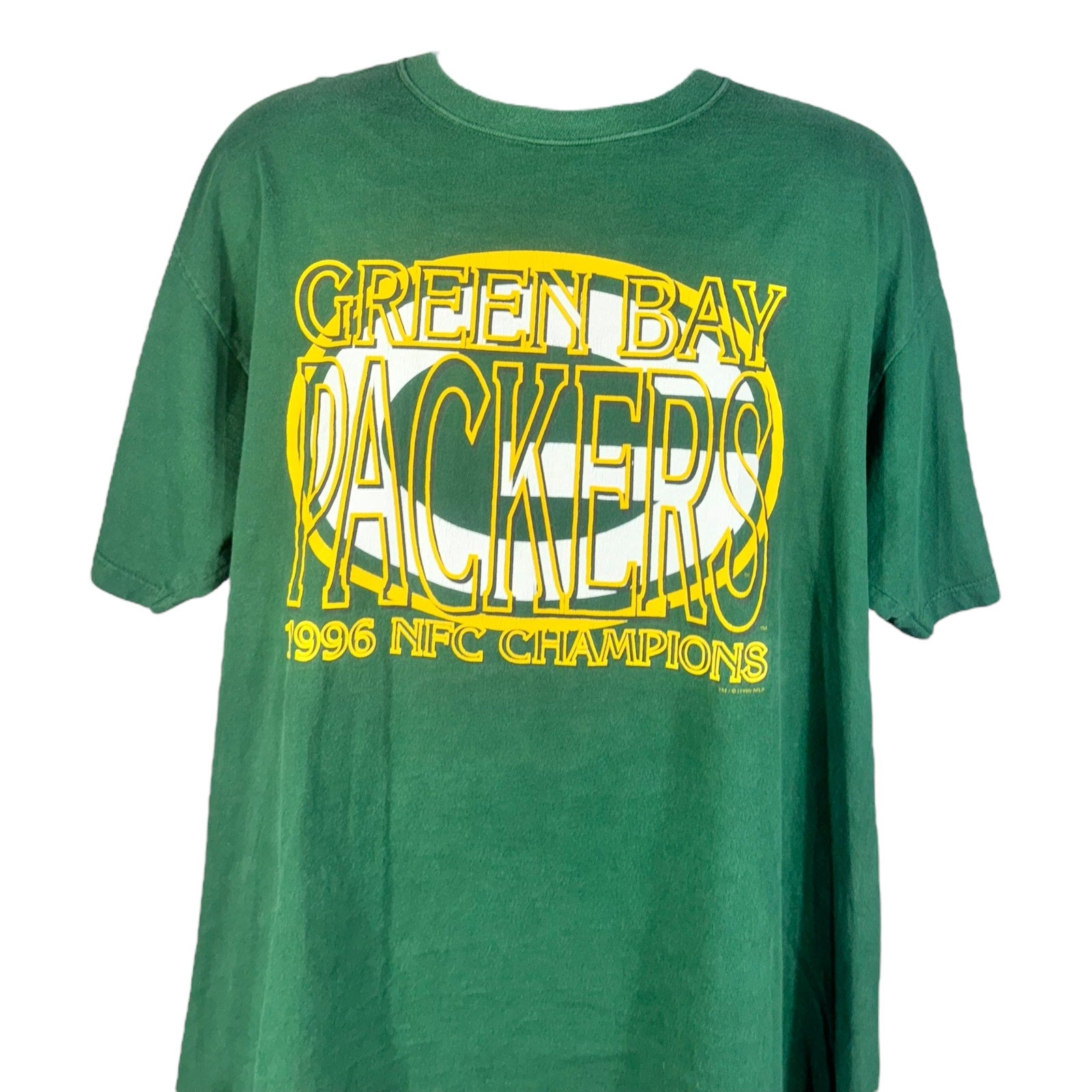 Vintage Green Bay Packers NFC Champions NFL Tee 1996