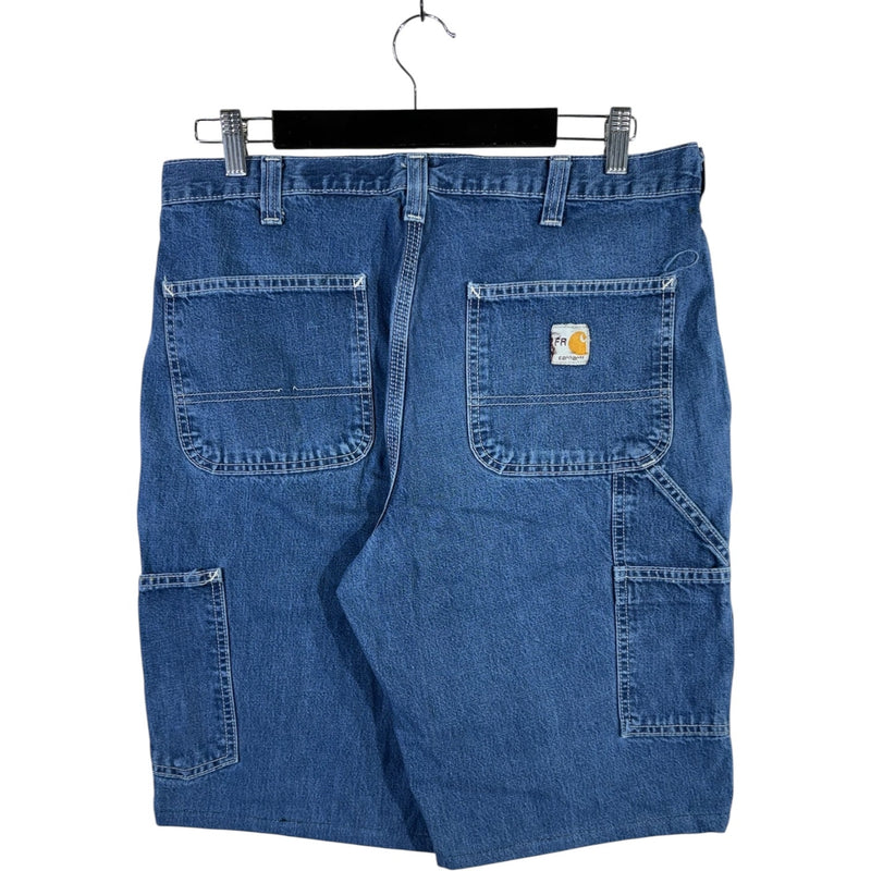 Vintage Carhhartt Denim Carpenter Shorts 34