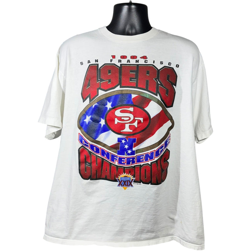 Vintage Starter San Francisco 49ers Conference Champs NFL Tee 90s