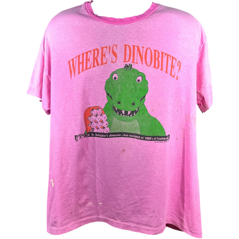 Vintage "Where's Dinobite?" Dr. Gallagher Dino Tee