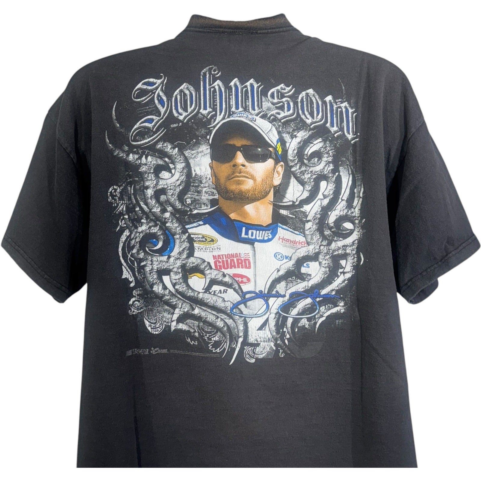 Vintage NASCAR Jimmie Johnson Double Sided Graphic Tee