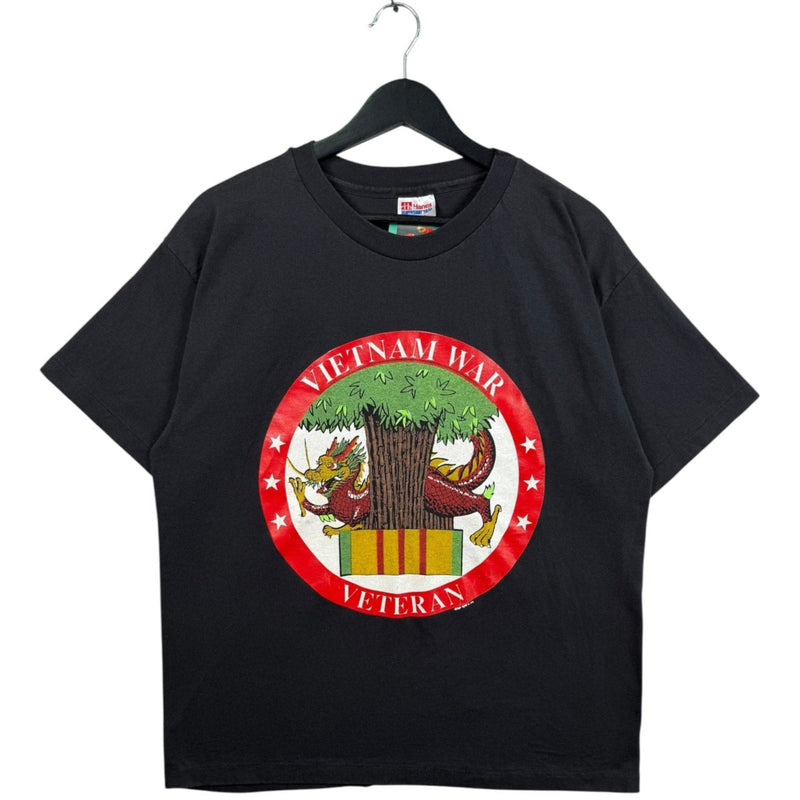 Vintage Vietnam War Dragon Graphic Veteran Short Sleeve T-Shirt