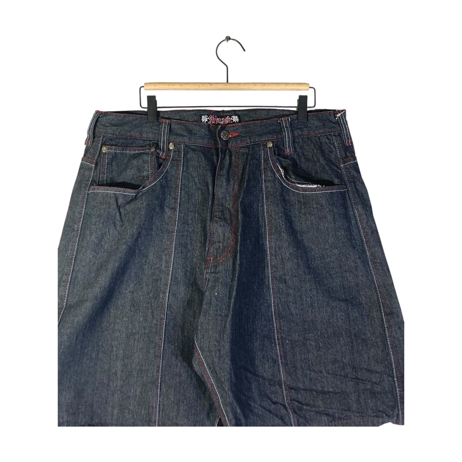 Vintage Jinzu Utility Denim Shorts 36x10