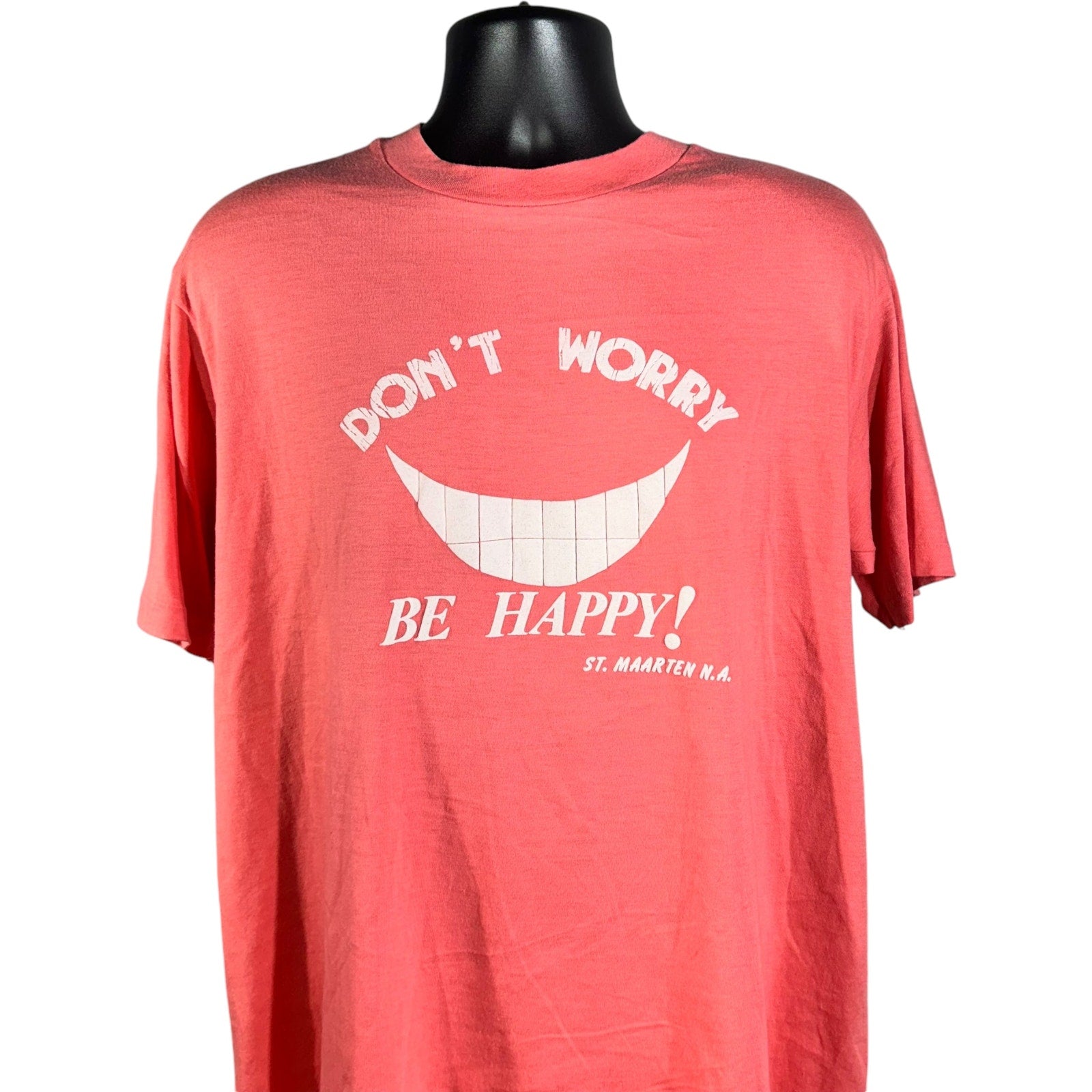 Vintage Don't Worry Be Happy Tee