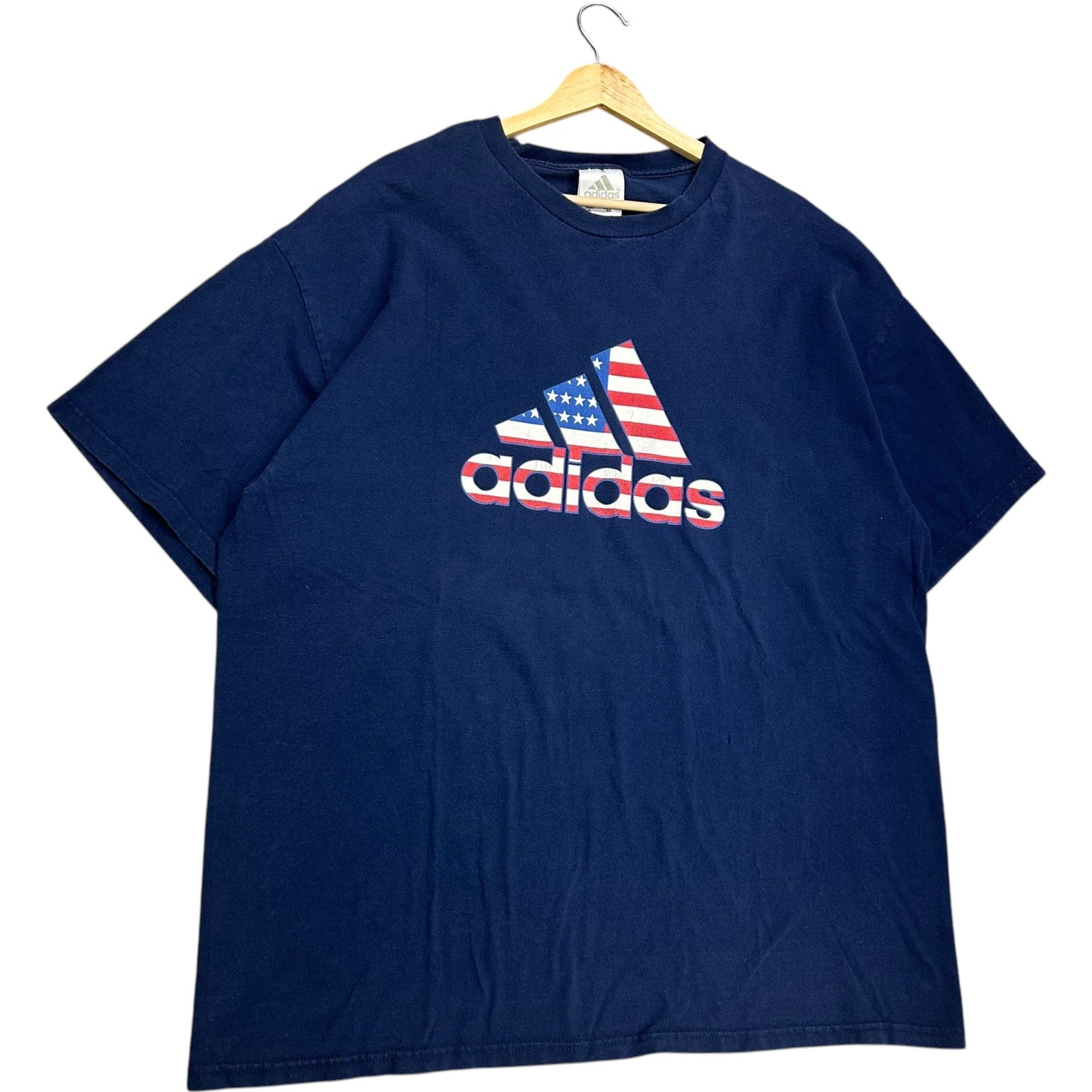 Vintage Adidas American Flag Tee