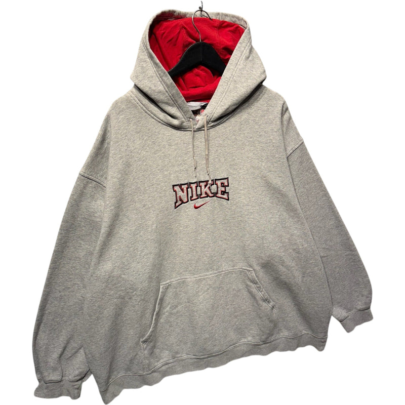 Vintage Nike Center Logo Spellout Swoosh Hoodie 00s