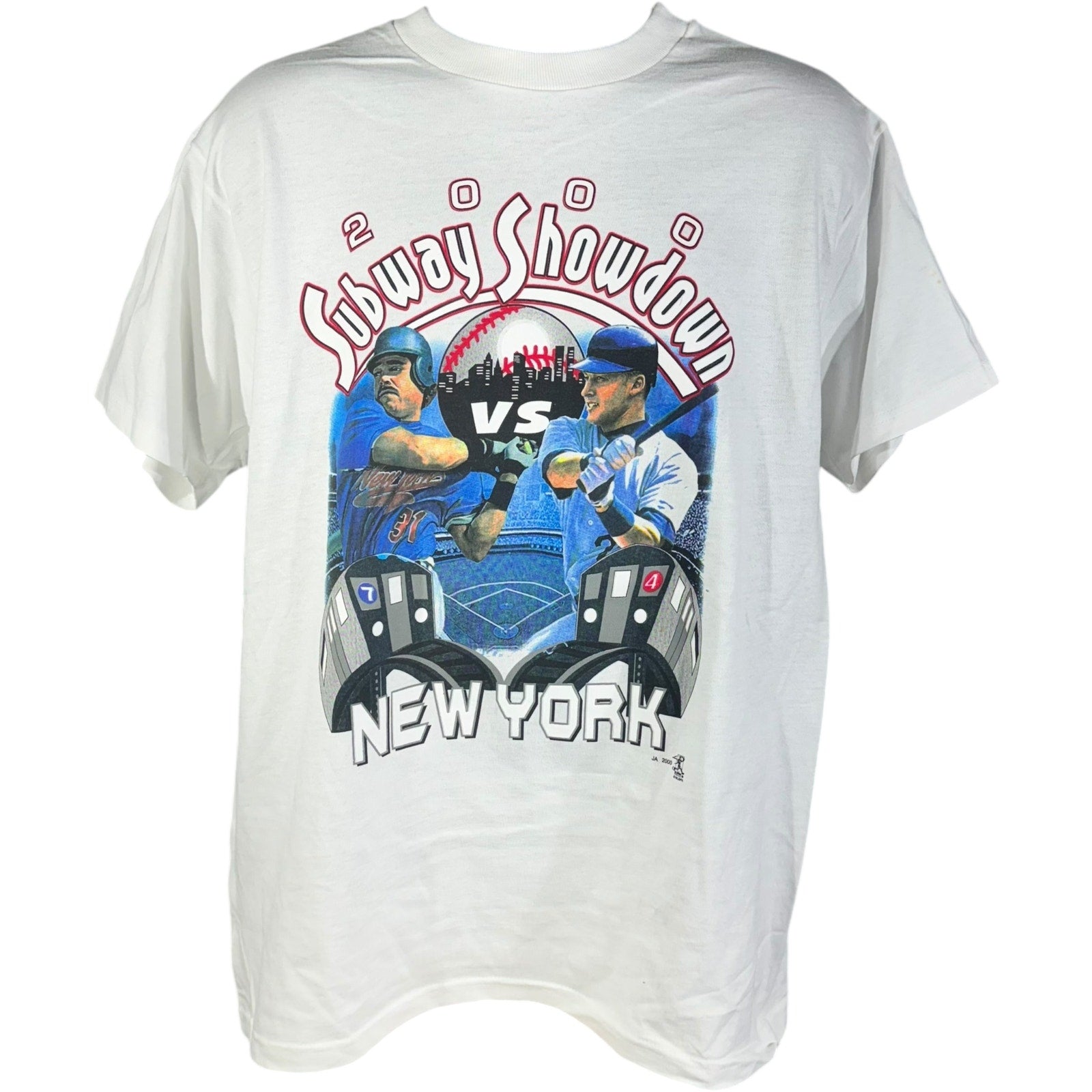 Vintage NY Yankees vs. NY Mets Subway Series MLB Tee